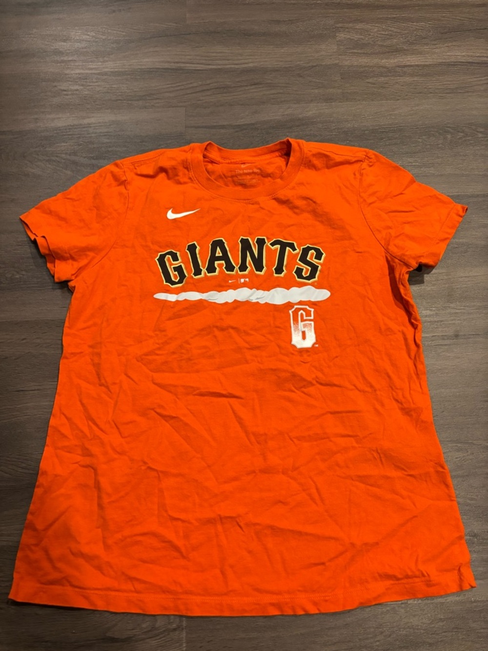 Nike Orange "Giants" Short Sleeve Tee